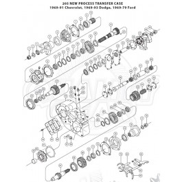 NP 205 (1969-91 Chevrolet, 1969-93 Dodge, 1969-79 Ford)